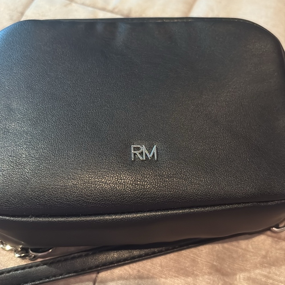 Rebecca Minkoff Quilted Crossbody Bag Diamond Pattern Black and Silver NWTS - Picture 6 of 9